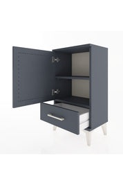 Arges Komodin 2 Raflı Tek Çekmeceli Tek Kapaklı 44x30x80 - S08M008V5A