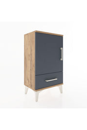 Arges Komodin 2 Raflı Tek Çekmeceli Tek Kapaklı 44x30x80 - S08M008V8A