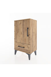 Arges Komodin 2 Raflı Tek Çekmeceli Tek Kapaklı 44x30x80 - S08M008V9A