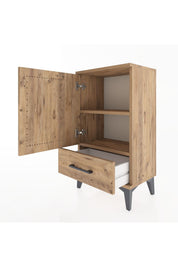Arges Komodin 2 Raflı Tek Çekmeceli Tek Kapaklı 44x30x80 - S08M008V9A