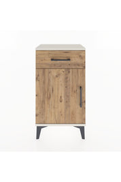 Arges Komodin 2 Raflı Tek Çekmeceli Tek Kapaklı 44x30x80 - S08M009V3A