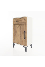 Arges Komodin 2 Raflı Tek Çekmeceli Tek Kapaklı 44x30x80 - S08M009V3A