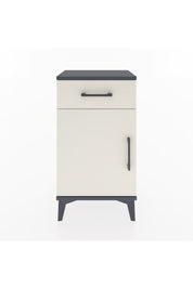 Arges Komodin 2 Raflı Tek Çekmeceli Tek Kapaklı 44x30x80 - S08M009V4A