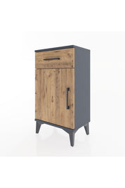 Arges Komodin 2 Raflı Tek Çekmeceli Tek Kapaklı 44x30x80 - S08M009V6A