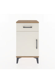 Arges Komodin 2 Raflı Tek Çekmeceli Tek Kapaklı 44x30x80 - S08M009V7A