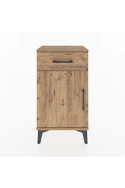 Arges Komodin 2 Raflı Tek Çekmeceli Tek Kapaklı 44x30x80 - S08M009V9A