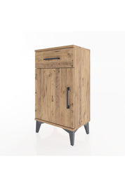 Arges Komodin 2 Raflı Tek Çekmeceli Tek Kapaklı 44x30x80 - S08M009V9A