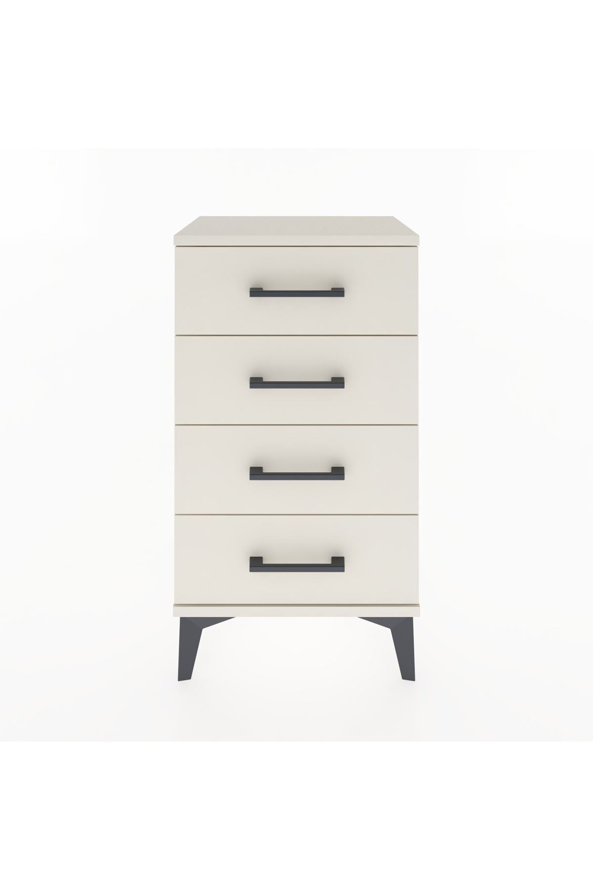 Arges Komodin 2 Raflı Tek Kapaklı 44x30x80 - S08M011V1A