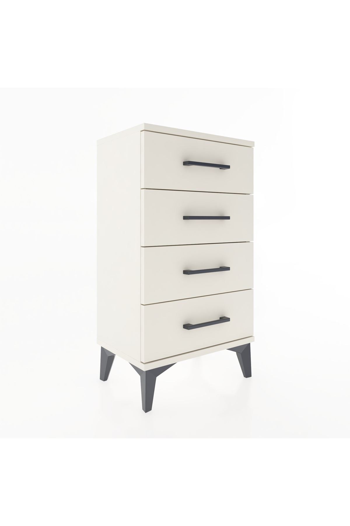 Arges Komodin 2 Raflı Tek Kapaklı 44x30x80 - S08M011V1A