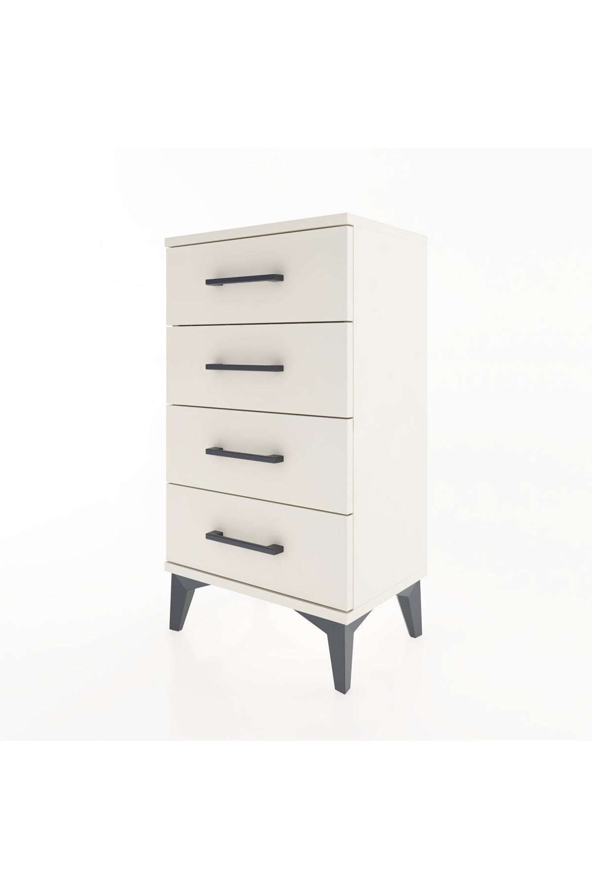 Arges Komodin 2 Raflı Tek Kapaklı 44x30x80 - S08M011V1A