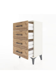 Arges Komodin 2 Raflı Tek Kapaklı 44x30x80 - S08M011V3A