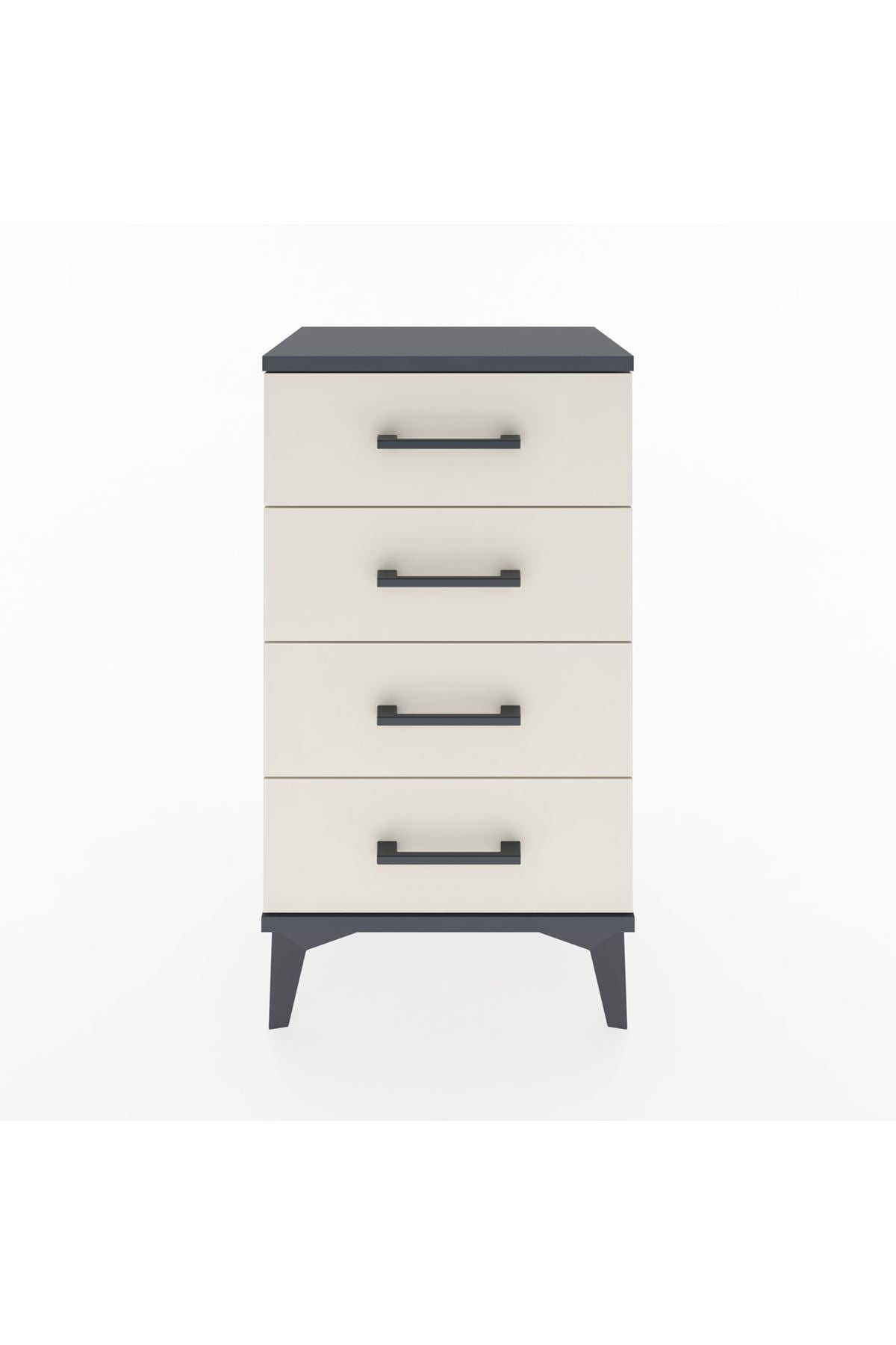 Arges Komodin 2 Raflı Tek Kapaklı 44x30x80 - S08M011V4A