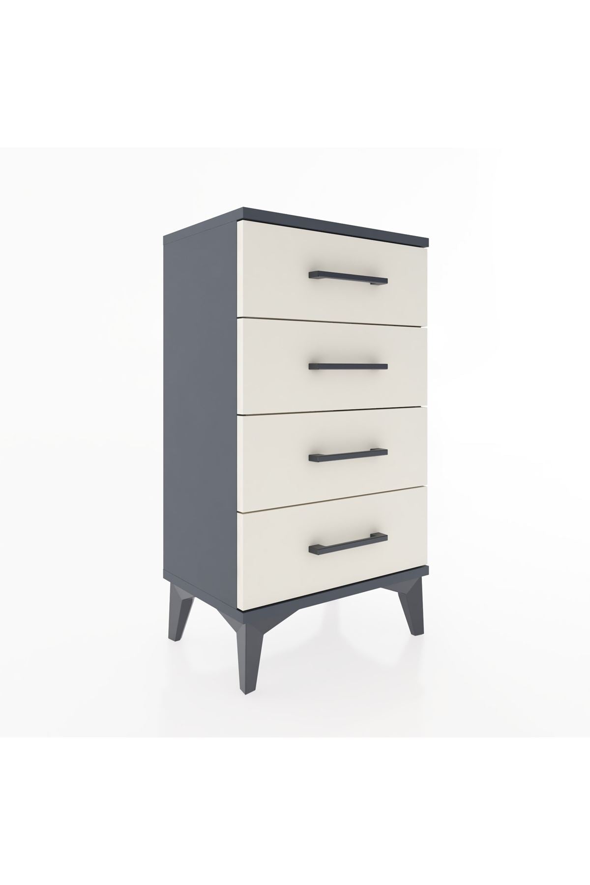 Arges Komodin 2 Raflı Tek Kapaklı 44x30x80 - S08M011V4A