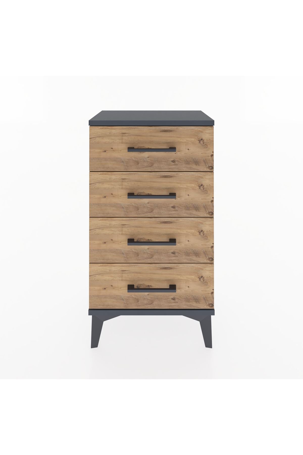 Arges Komodin 2 Raflı Tek Kapaklı 44x30x80 - S08M011V6A