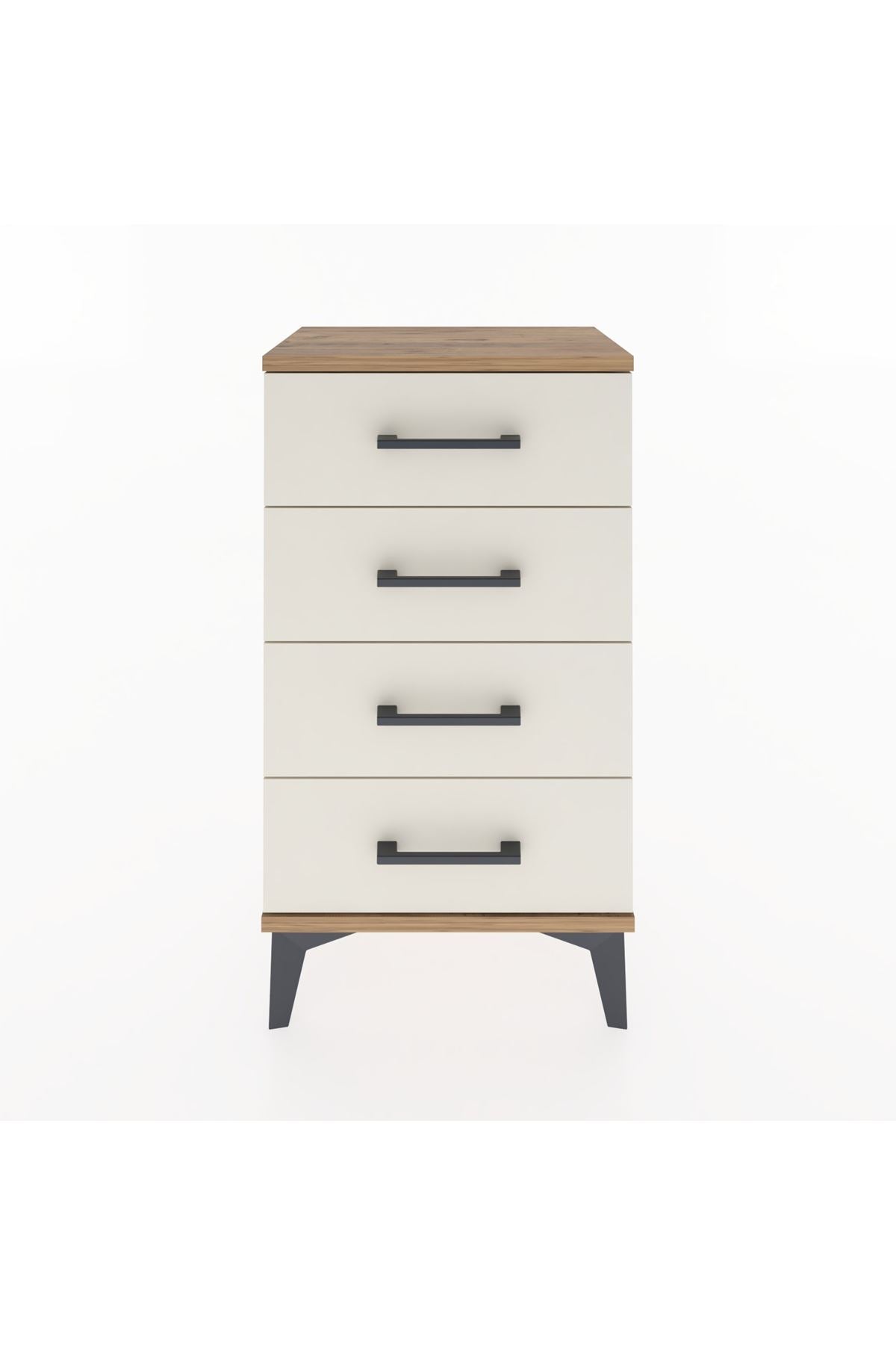 Arges Komodin 2 Raflı Tek Kapaklı 44x30x80 - S08M011V7A