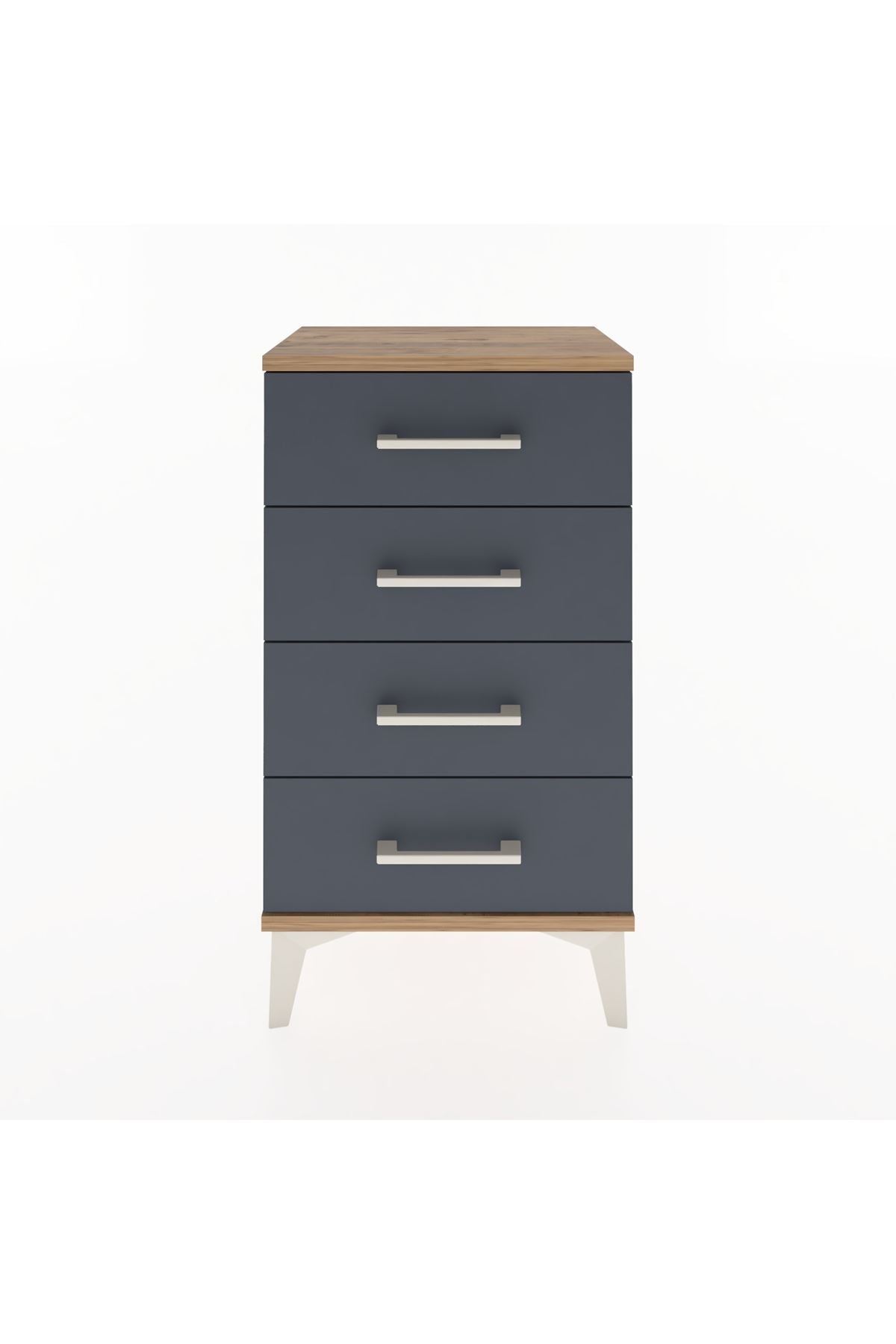 Arges Komodin 2 Raflı Tek Kapaklı 44x30x80 - S08M011V8A