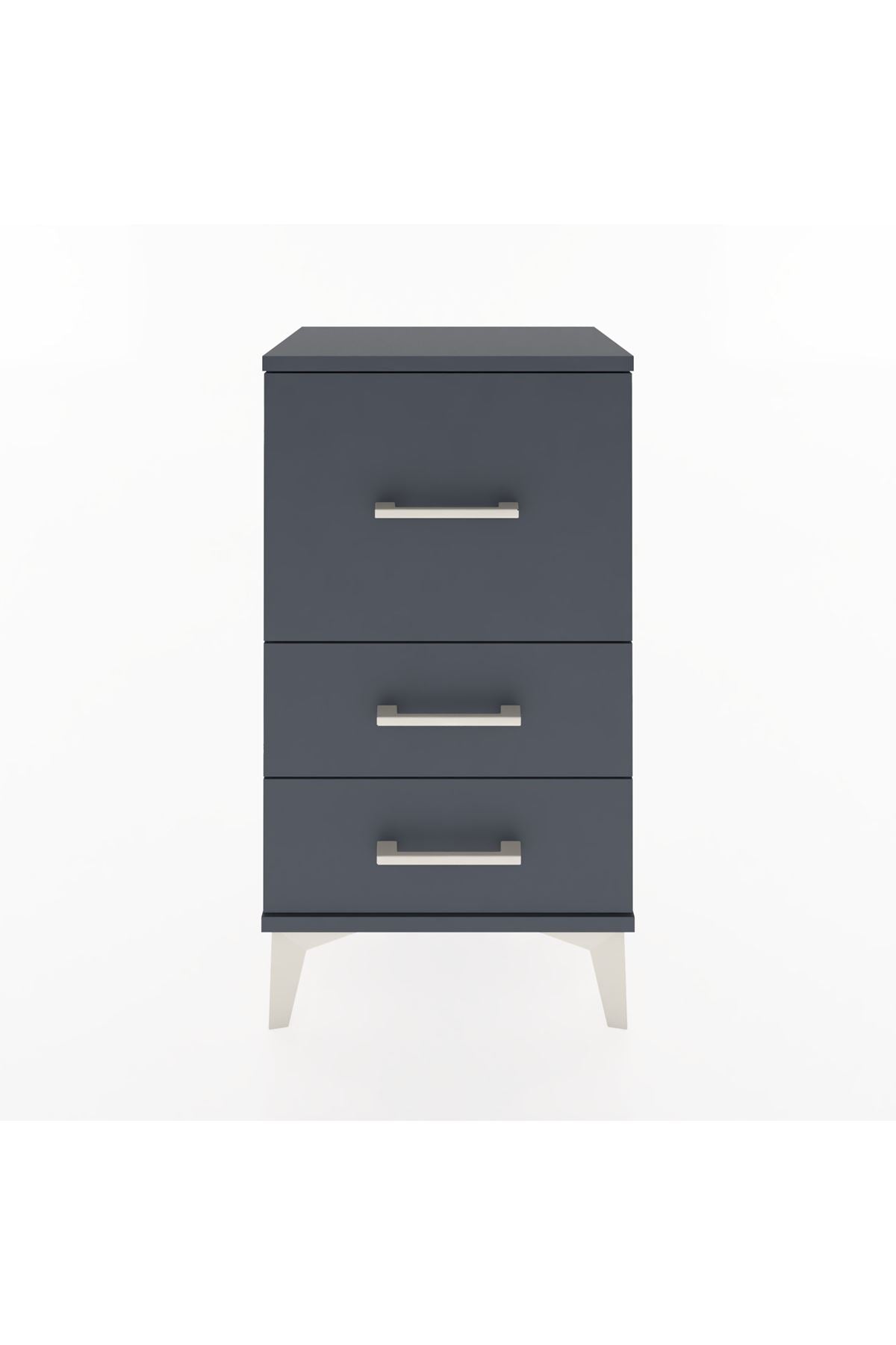 Arges Komodin Tek Raflı 2 Çekmeceli 44x30x80 - S08M014V5A