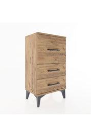 Arges Komodin Tek Raflı 2 Çekmeceli 44x30x80 - S08M014V9A