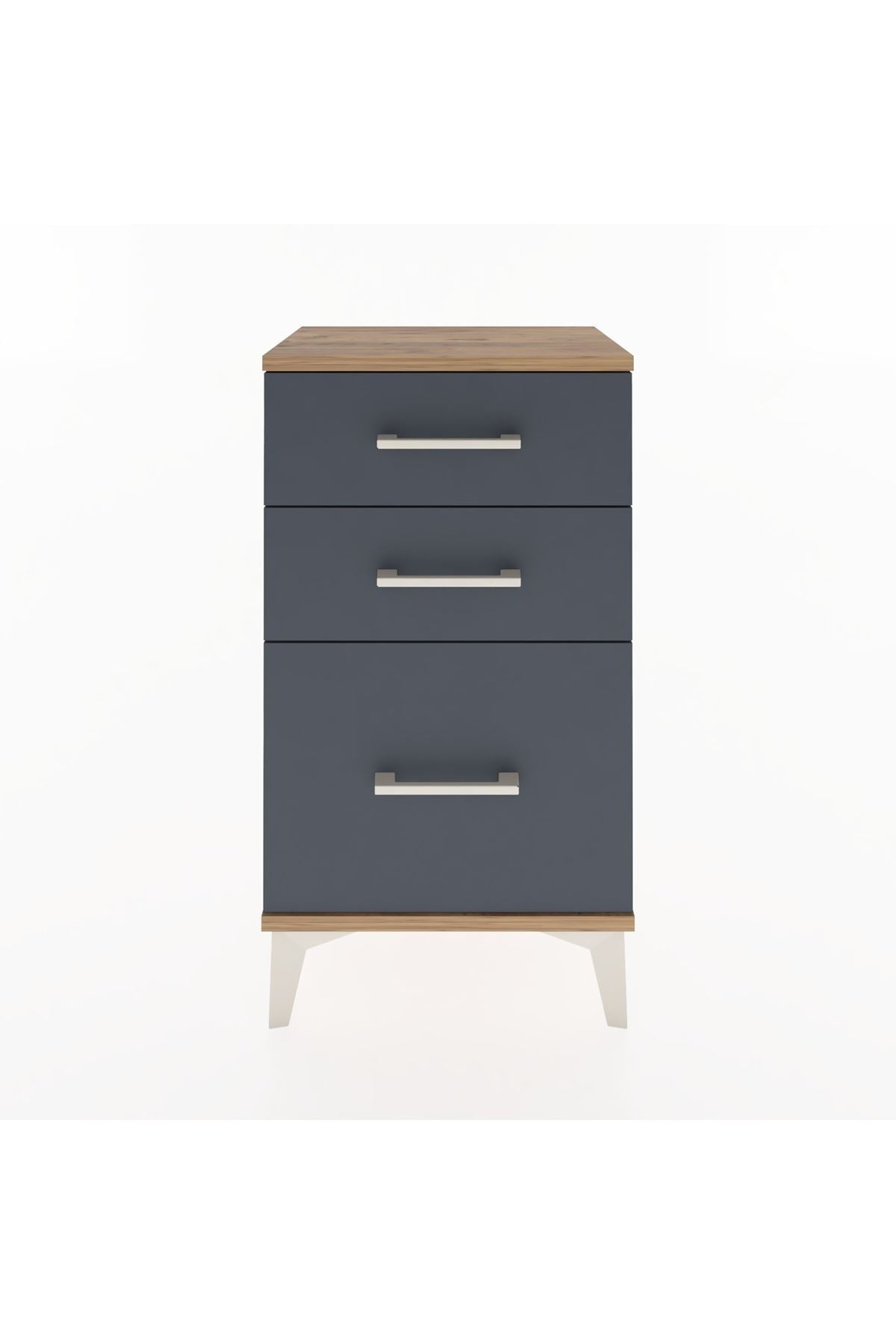 Arges Komodin 3 Çekmeceli 44x30x80 - S08M015V8A