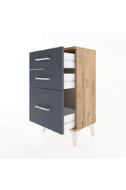 Arges Komodin 3 Çekmeceli 44x30x80 - S08M015V8A