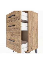 Arges Komodin 3 Çekmeceli 44x30x80 - S08M015V9A