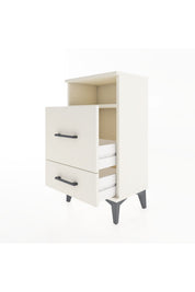 Arges Komodin Tek Raflı 2 Çekmeceli 44x30x80 - S08M017V1A