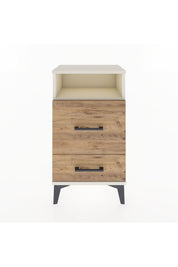 Arges Komodin Tek Raflı 2 Çekmeceli 44x30x80 - S08M017V3A
