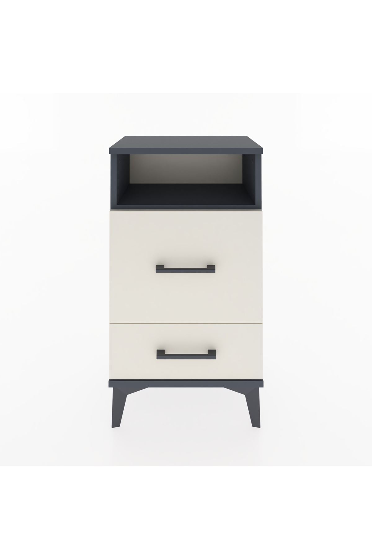Arges Komodin Tek Raflı 2 Çekmeceli 44x30x80 - S08M017V4A