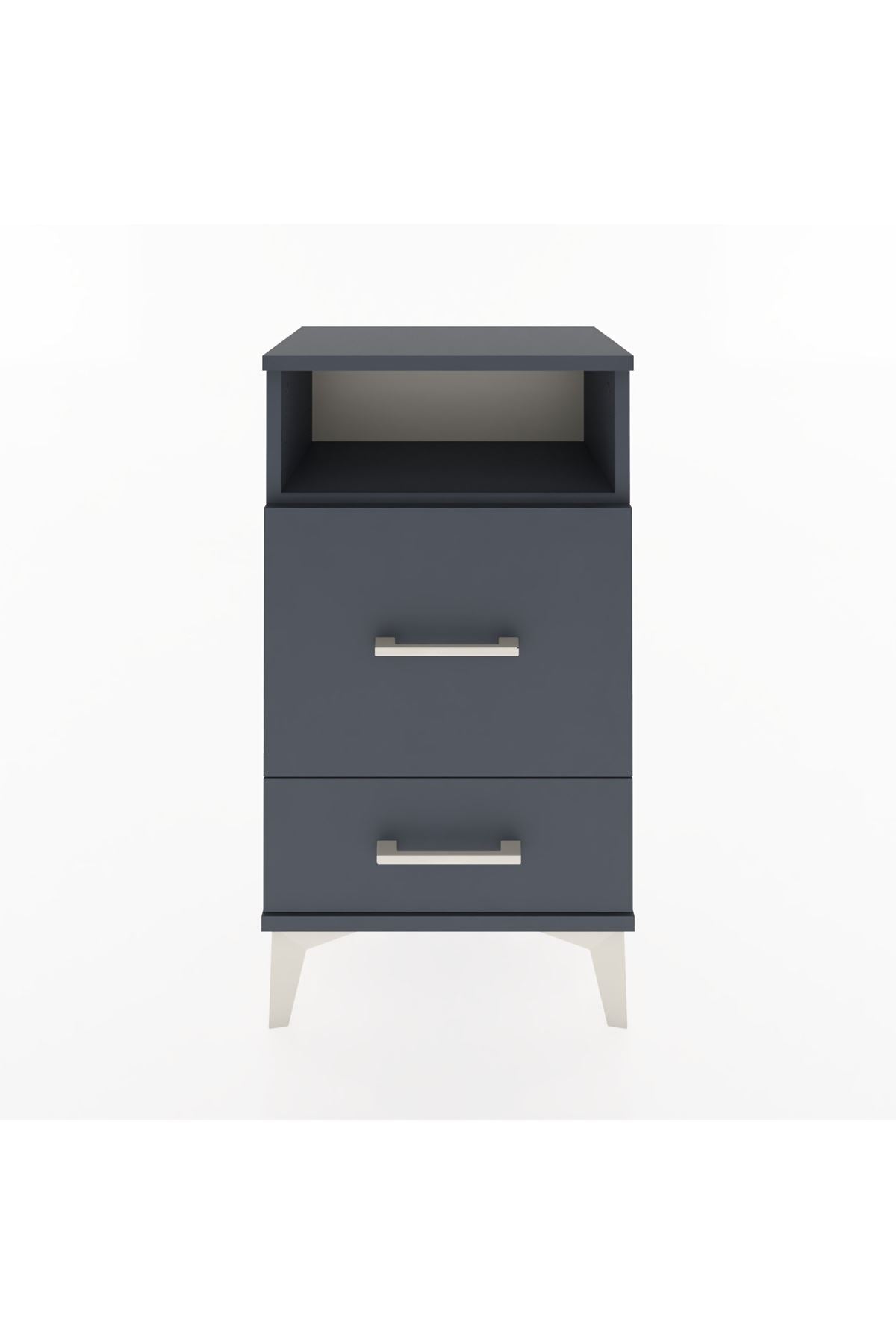 Arges Komodin Tek Raflı 2 Çekmeceli 44x30x80 - S08M017V5A