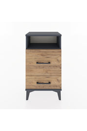 Arges Komodin Tek Raflı 2 Çekmeceli 44x30x80 - S08M017V6A
