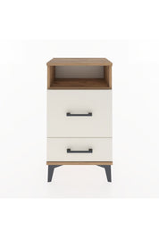 Arges Komodin Tek Raflı 2 Çekmeceli 44x30x80 - S08M017V7A