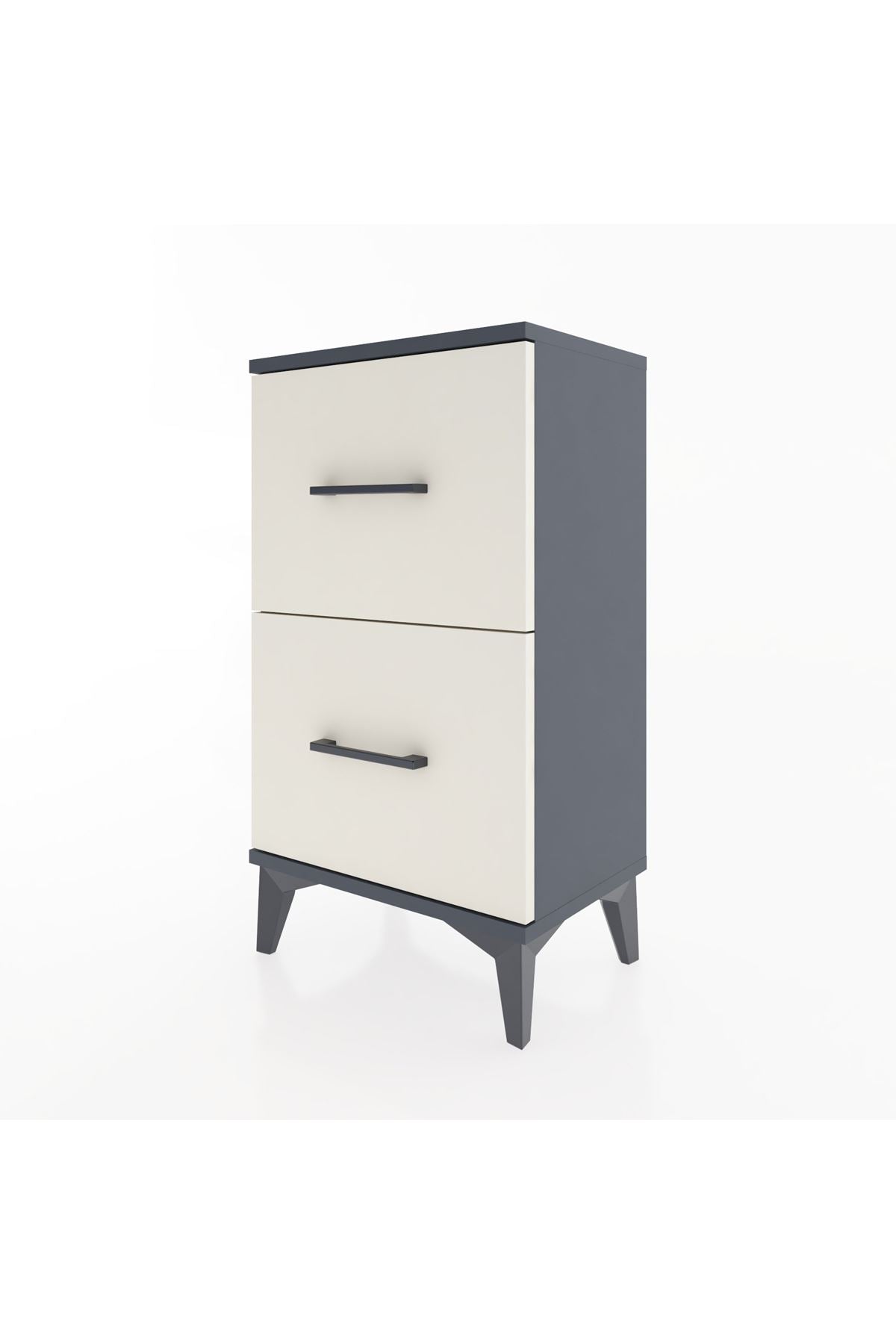 Arges Komodin Tek Raflı 2 Çekmeceli 44x30x80 - S08M018V4A