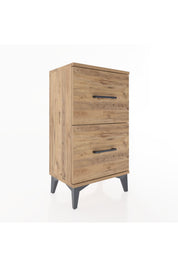 Arges Komodin Tek Raflı 2 Çekmeceli 44x30x80 - S08M018V9A