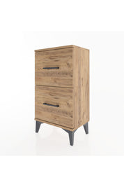 Arges Komodin Tek Raflı 2 Çekmeceli 44x30x80 - S08M018V9A
