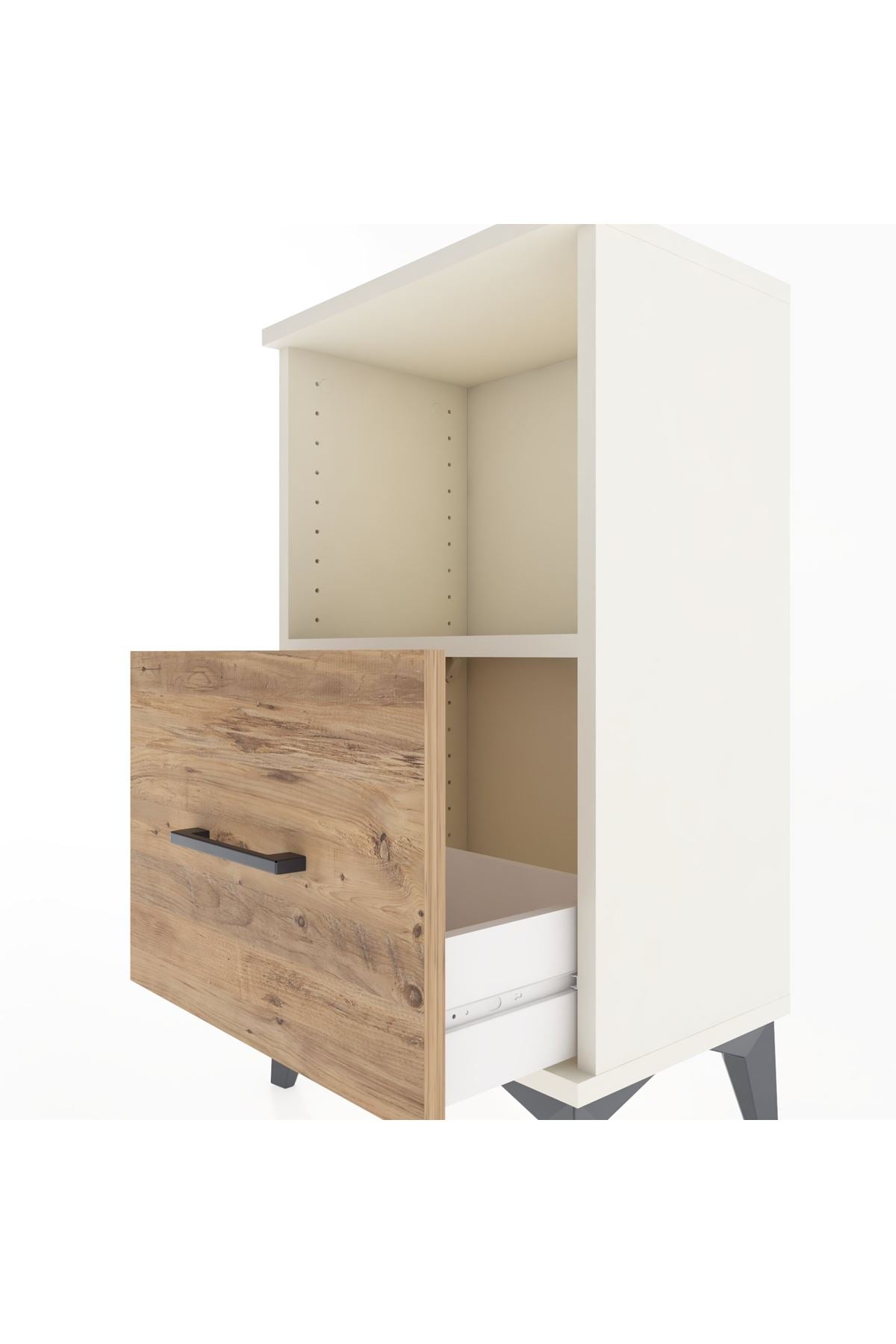 Arges Komodin Tek Çekmeceli 44x30x80 - S08M020V3A