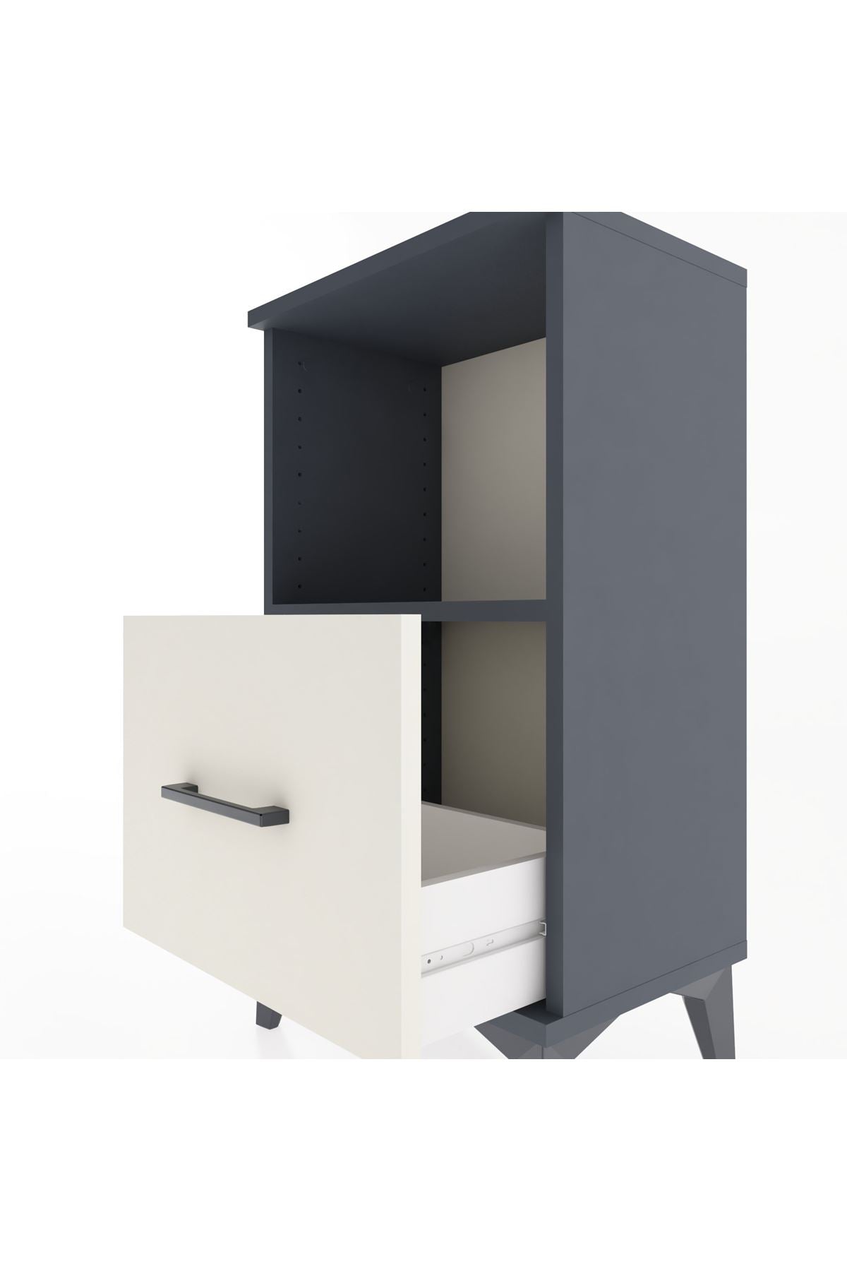 Arges Komodin Tek Çekmeceli 44x30x80 - S08M020V4A