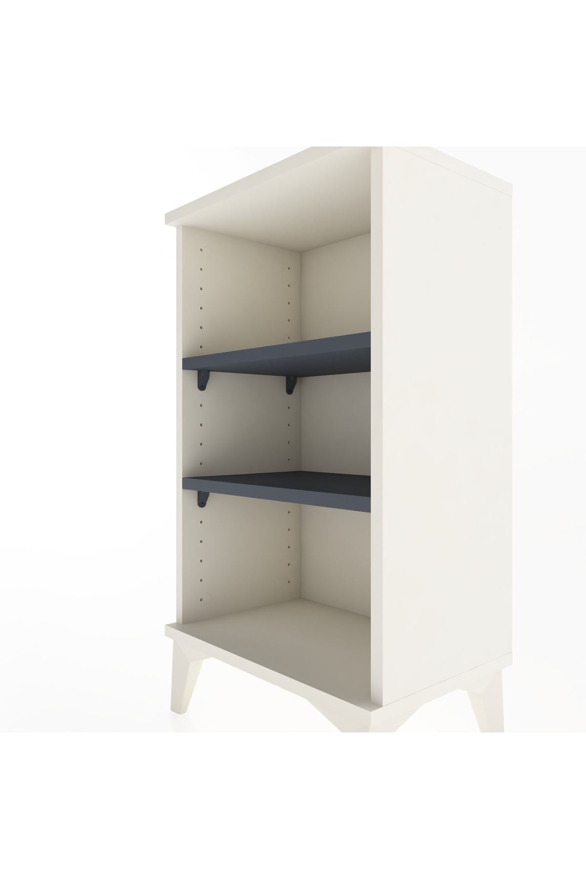 Arges Komodin Tek Raflı Tek Çekmeceli 44x30x80 - S08M021V2A