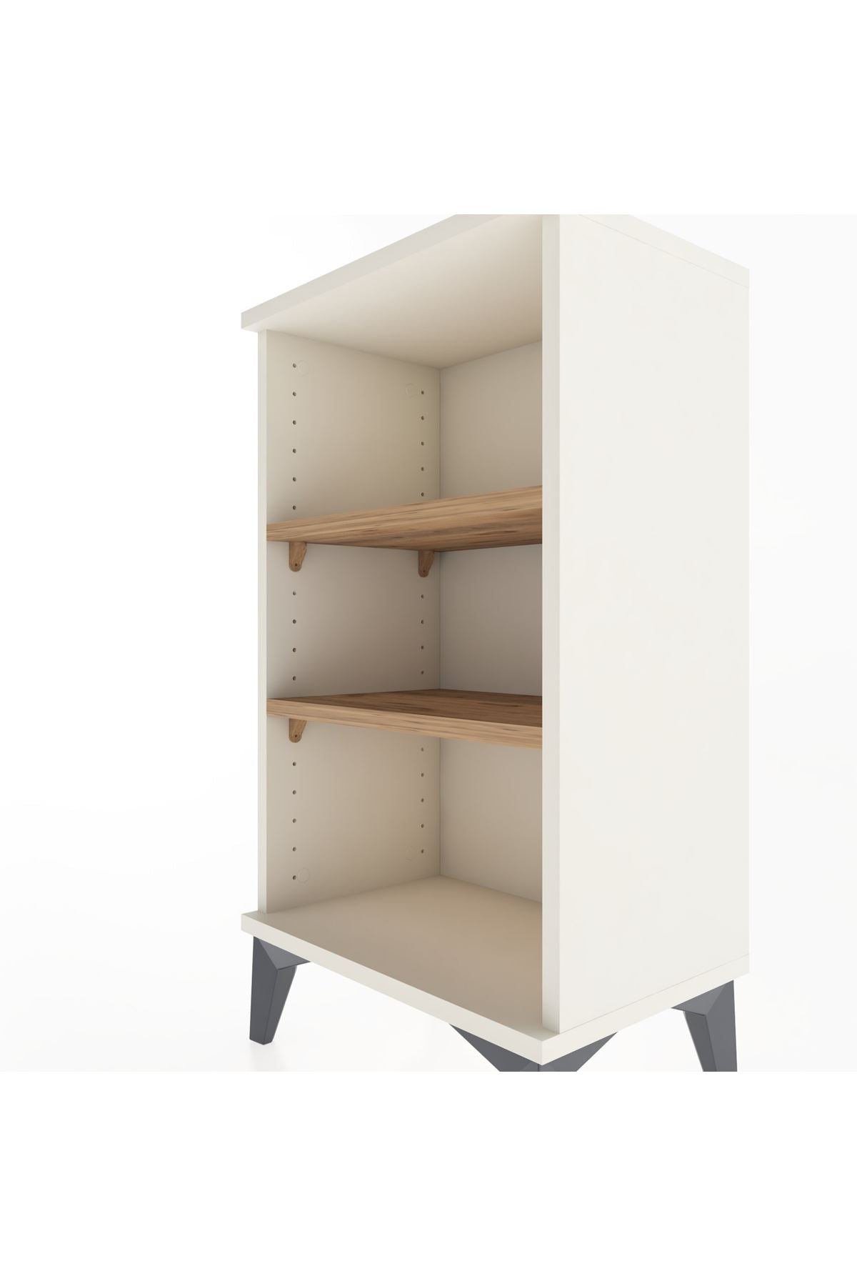 Arges Komodin Tek Raflı Tek Çekmeceli 44x30x80 - S08M021V3A