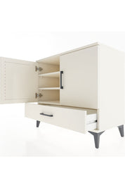 Hyperion Şifonyer 3 Raflı Tek Çekmeceli 2 Kapaklı 88x44x80 Aytaşı-Aytaşı