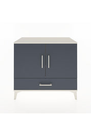 Hyperion Şifonyer 3 Raflı Tek Çekmeceli 2 Kapaklı 88x44x80 Aytaşı-Antrasit