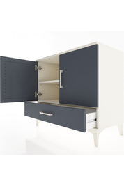 Hyperion Şifonyer 2 Raflı Tek Çekmeceli 2 Kapaklı 88x44x80 Aytaşı-Antrasit