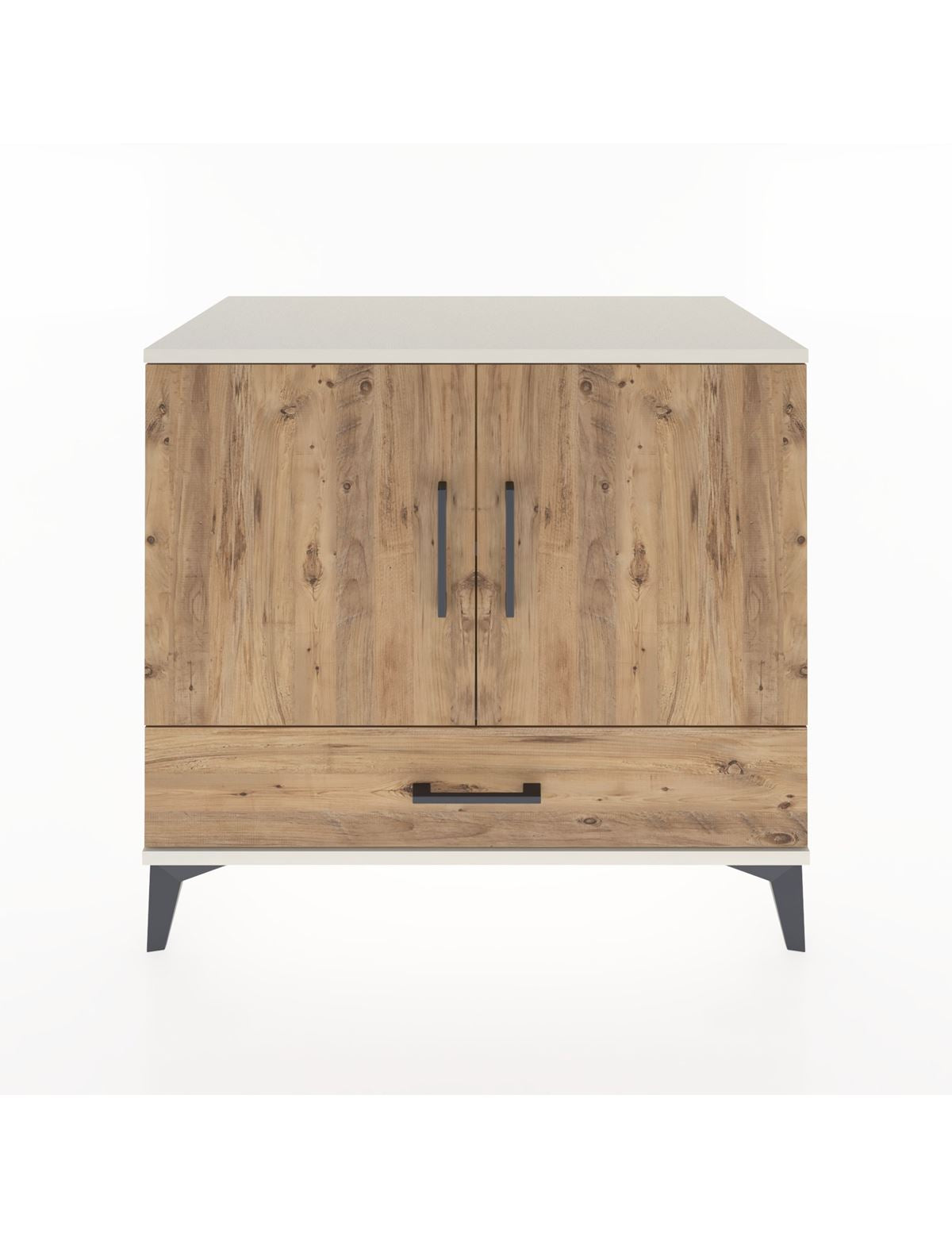 Hyperion Şifonyer 2 Raflı Tek Çekmeceli 2 Kapaklı 88x44x80 Aytaşı-Çam