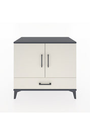 Hyperion Şifonyer 2 Raflı Tek Çekmeceli 2 Kapaklı 88x44x80 Antrasit-Aytaşı