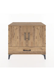 Hyperion Şifonyer 2 Raflı Tek Çekmeceli 2 Kapaklı 88x44x80 Çam-Çam