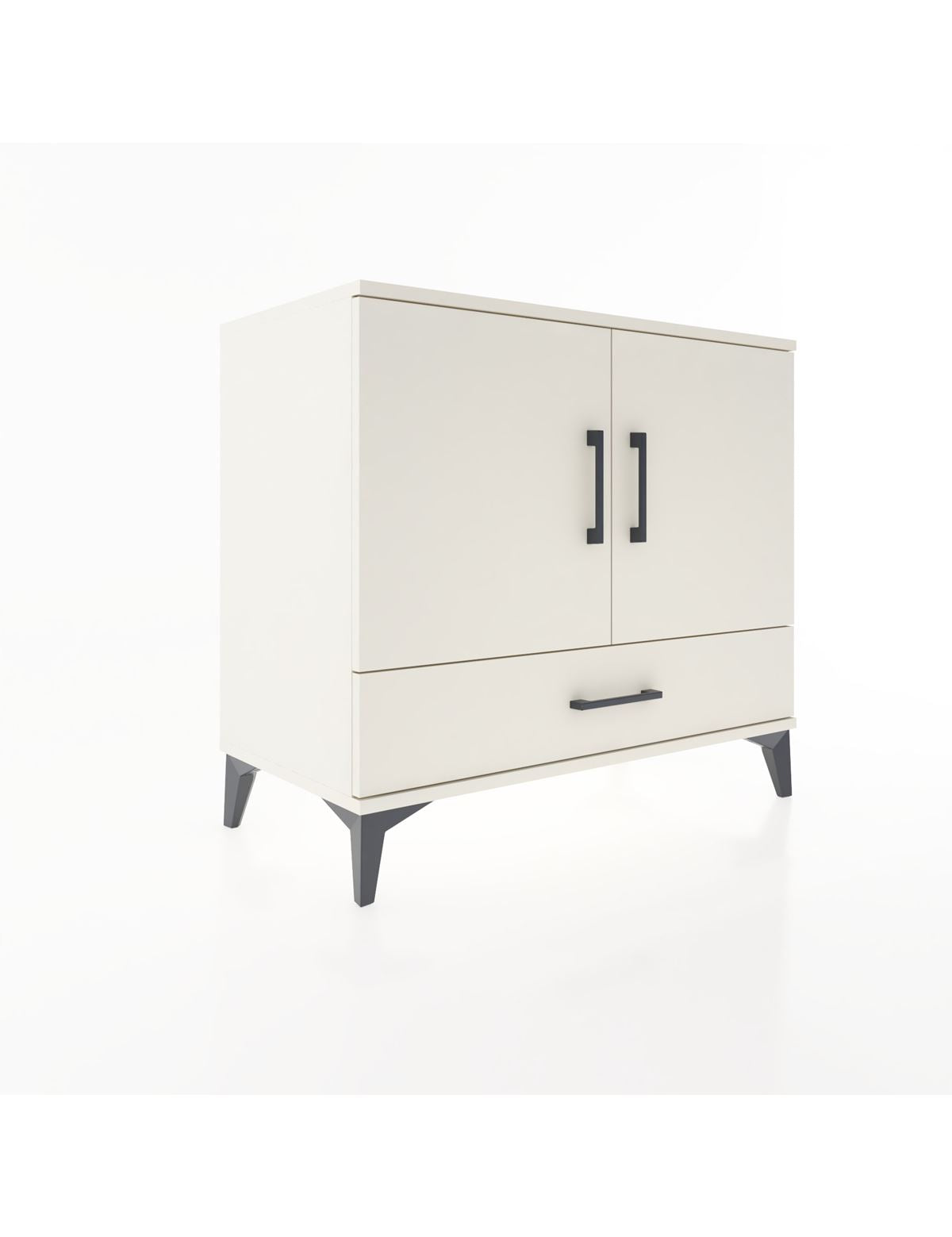 Hyperion Şifonyer Tek Raflı Tek Çekmeceli 2 Kapaklı 88x44x80 Aytaşı-Aytaşı