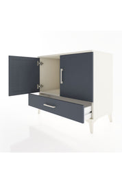 Hyperion Şifonyer Tek Raflı Tek Çekmeceli 2 Kapaklı 88x44x80 Aytaşı-Antrasit