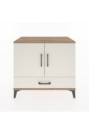 Hyperion Şifonyer Tek Raflı Tek Çekmeceli 2 Kapaklı 88x44x80 Çam-Aytaşı