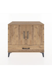 Hyperion Şifonyer Tek Raflı Tek Çekmeceli 2 Kapaklı 88x44x80 Çam-Çam