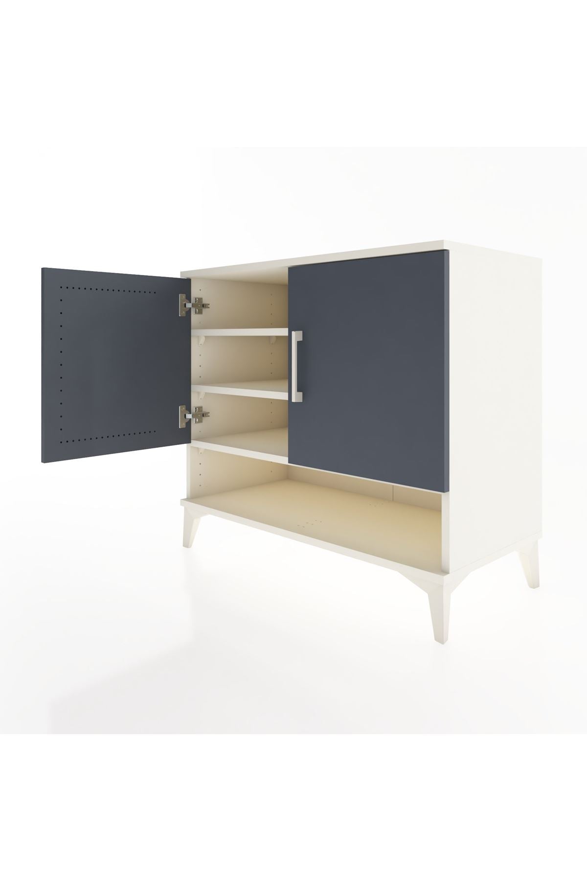 Hyperion Şifonyer 3 Raflı 2 Kapaklı 88x44x80 Aytaşı-Antrasit