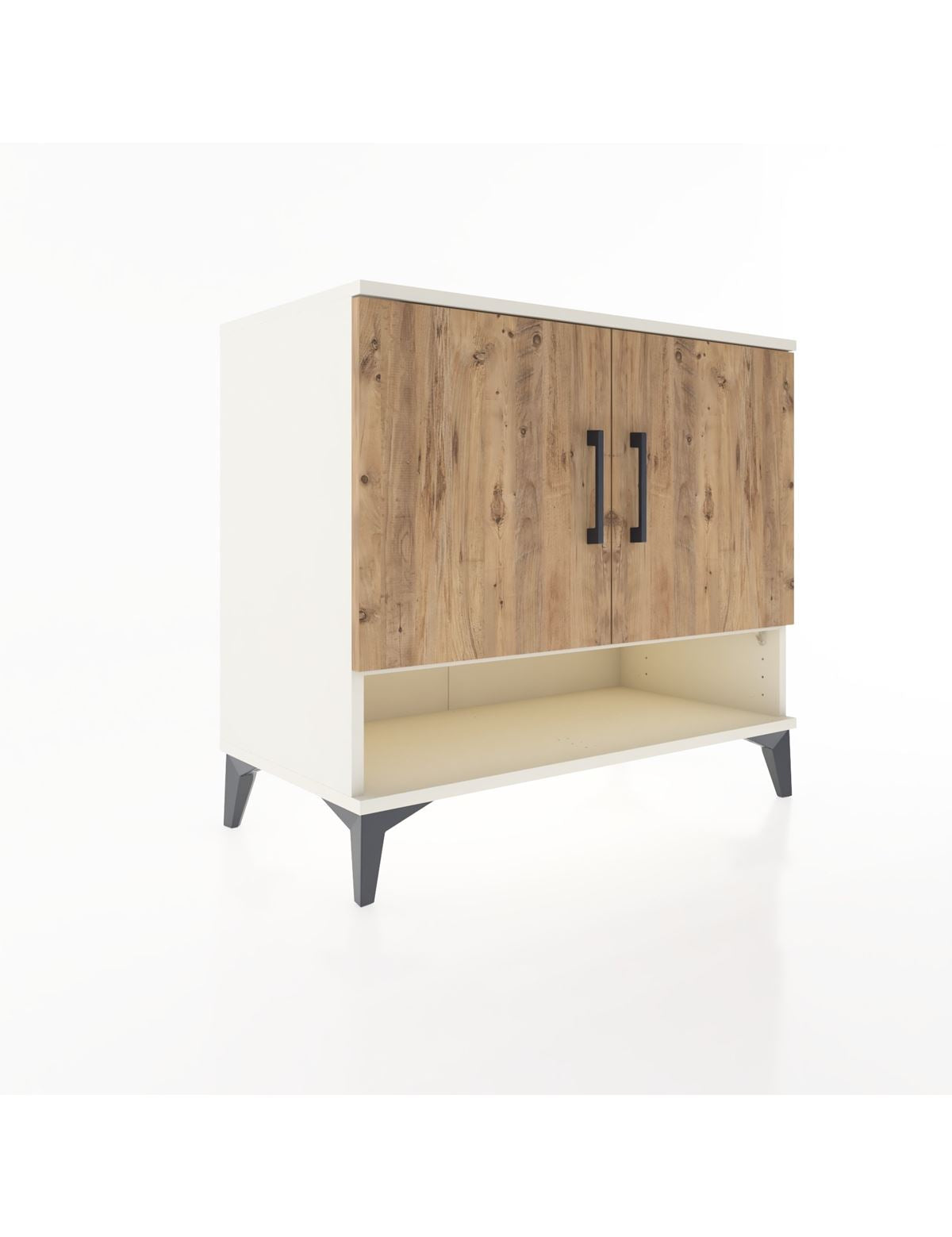 Hyperion Şifonyer 3 Raflı 2 Kapaklı 88x44x80 Aytaşı-Çam